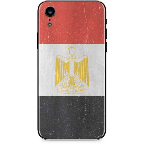 Egyptian Flag Distressed iPhone XR Skin